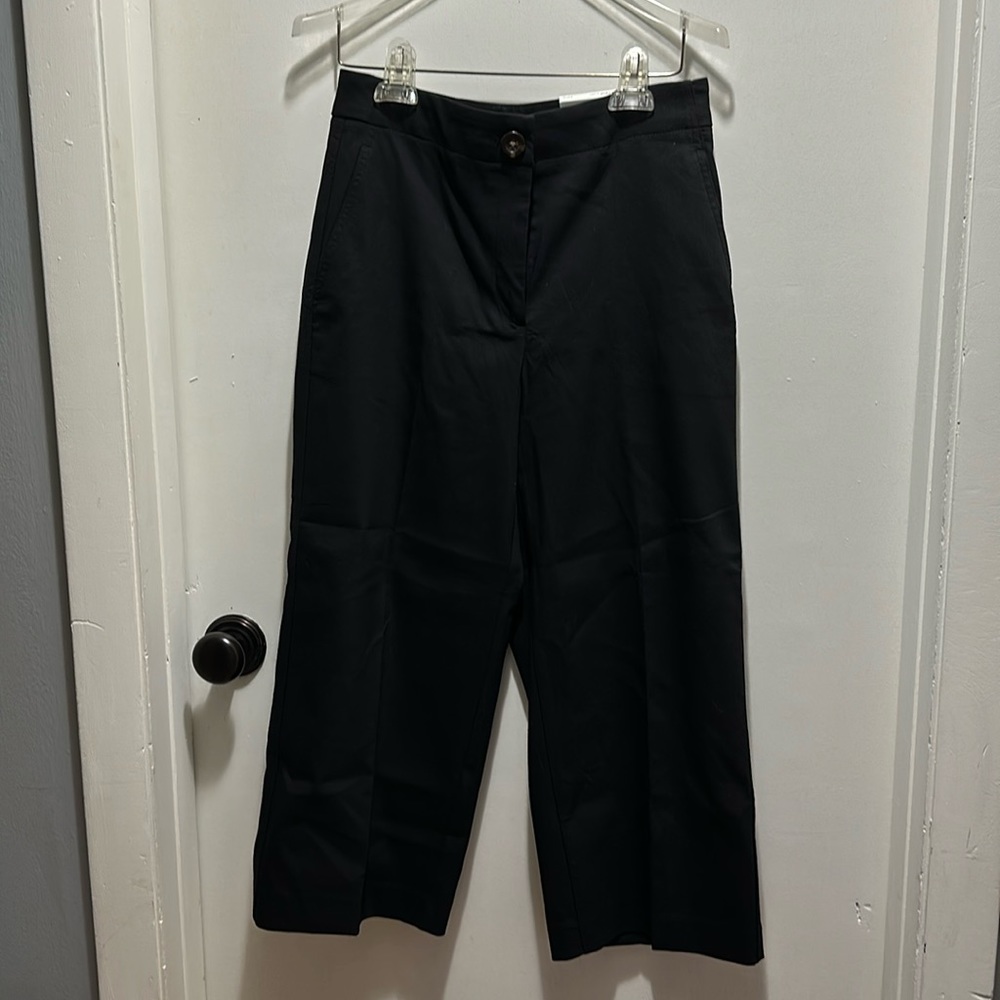 Wide-Leg Dress Pants